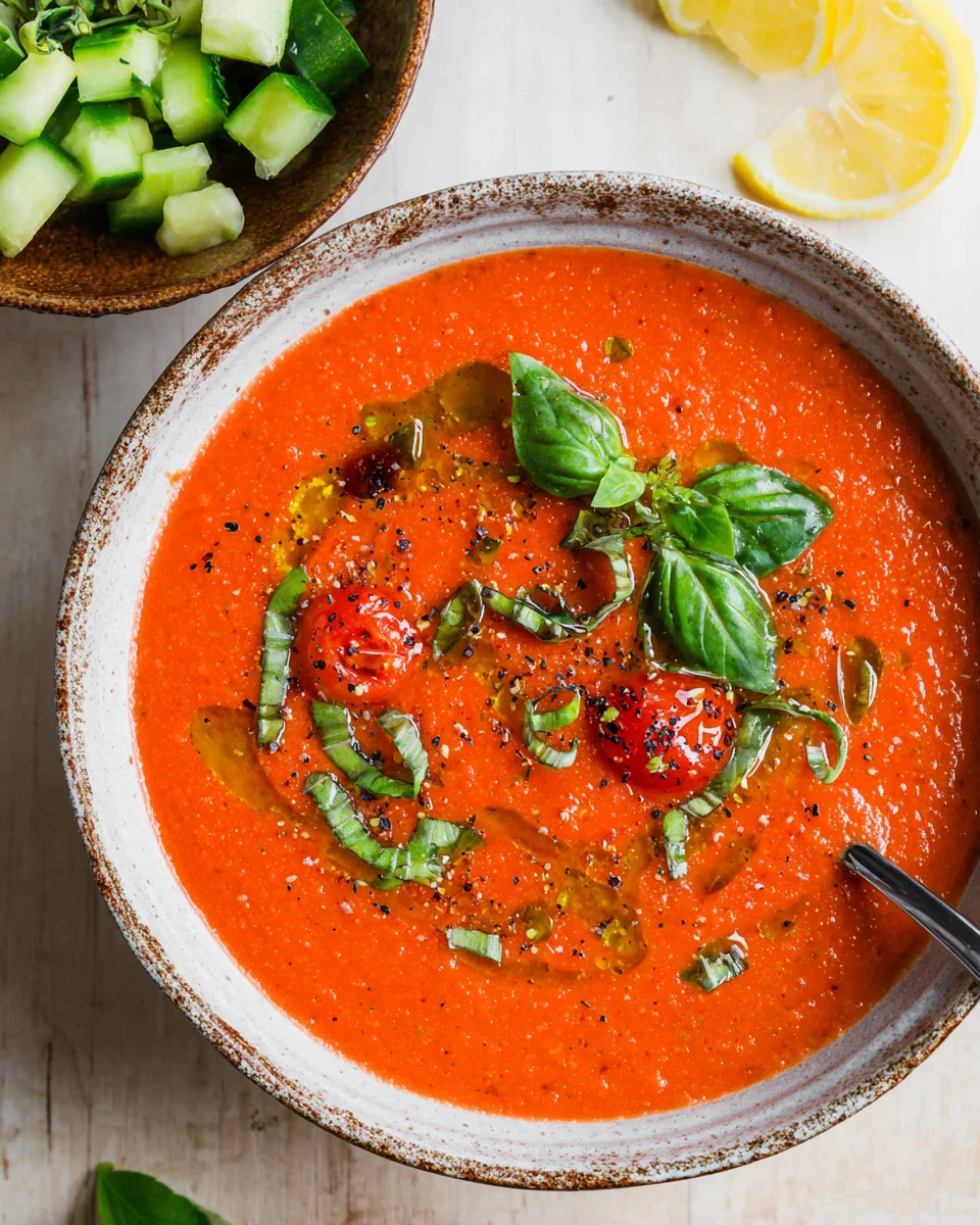 Fresh Tomato Gazpacho with Cucumber image 2
