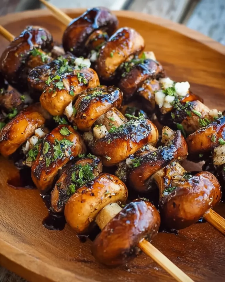 Gegrillte Champignon-Spieße: Ein Unglaubliches Ultimatives Rezept für 4 Personen