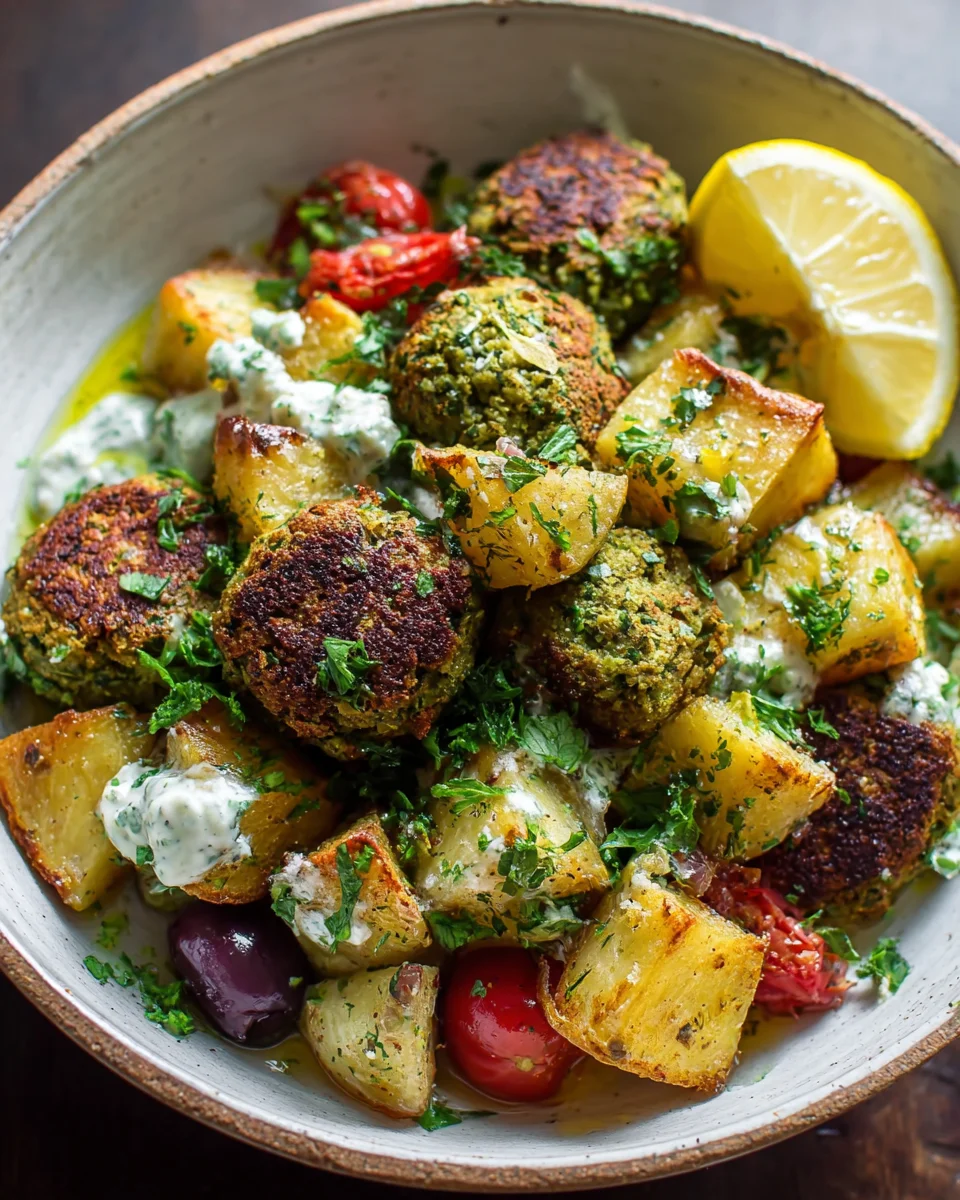 Griechische Falafel Protein Bowl Rezept - Lecker & Gesund image 2