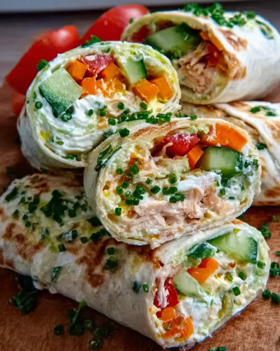 Hüttenkäse Wraps
