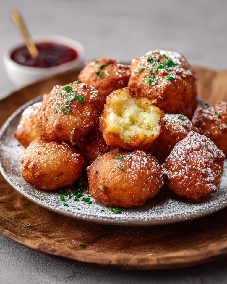 Hüttenkäsebällchen aus der Heißluftfritteuse