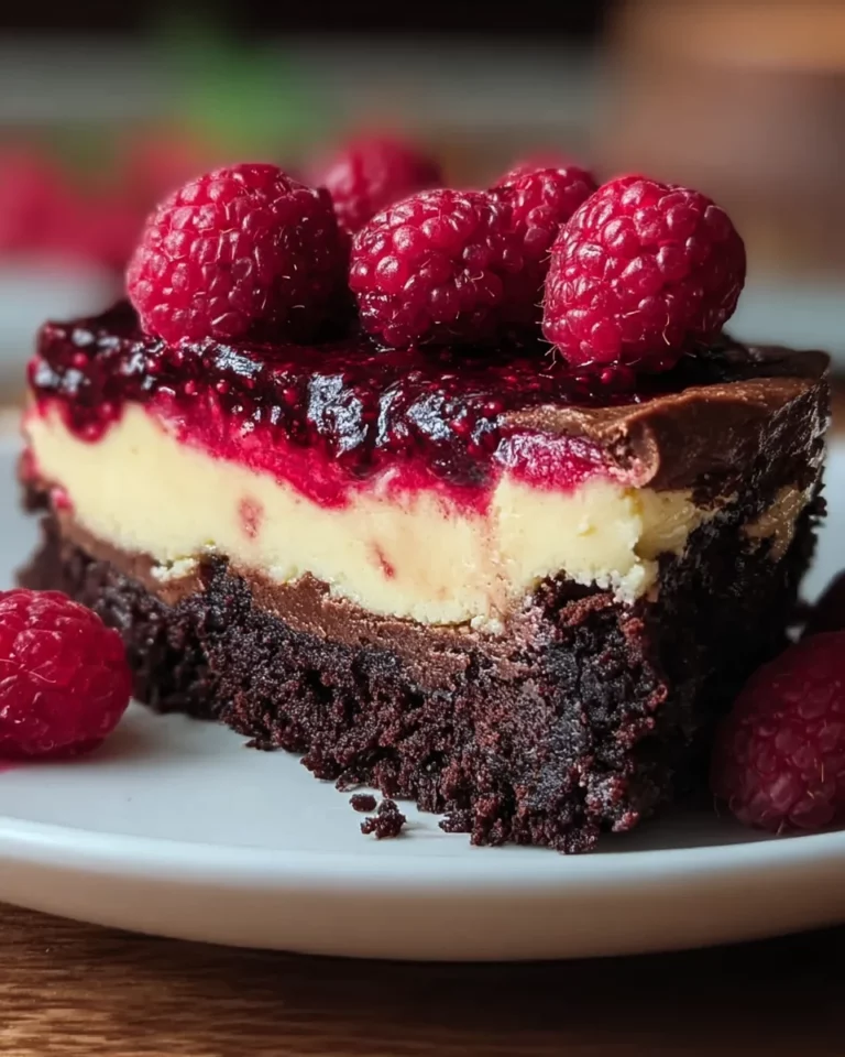 Himbeer Brownie Cheesecake Genuss für jeden Anlass