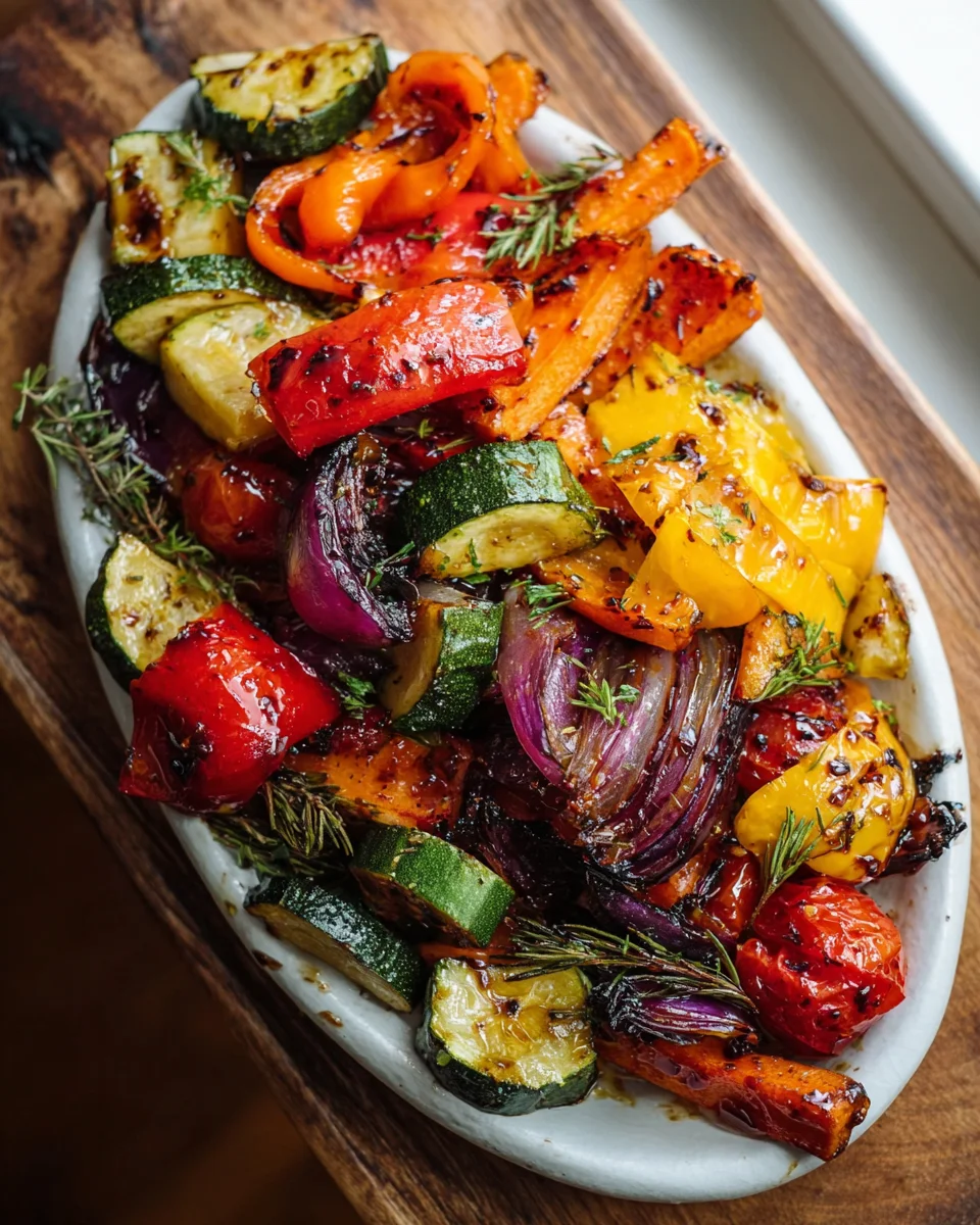 Honig-Balsamico Ofengemüse: Dein süß-saures Veggie-Highlight