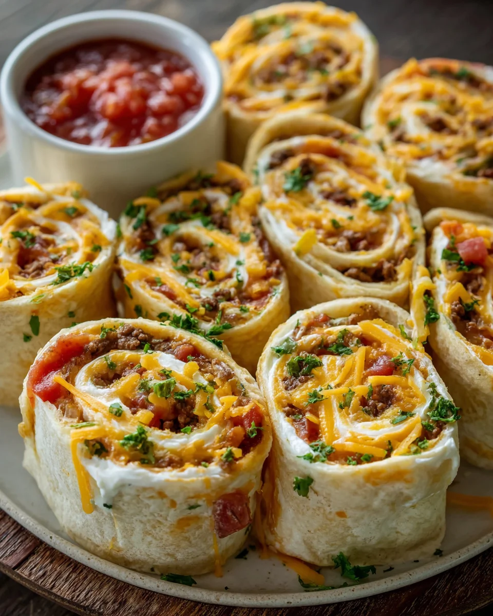 Leckere Taco Pinwheels – Ideal für jede Party & Appetizer!
