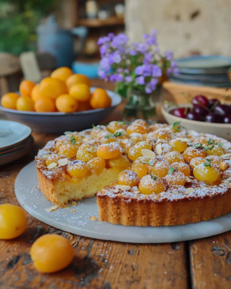 Mirabellenkuchen mit Mürbeteig