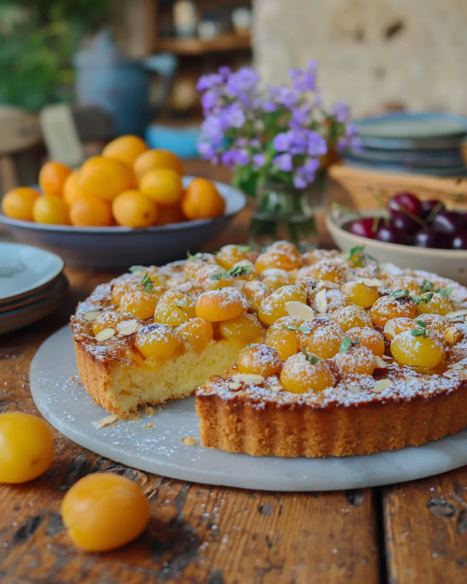 Mirabellenkuchen mit Mürbeteig