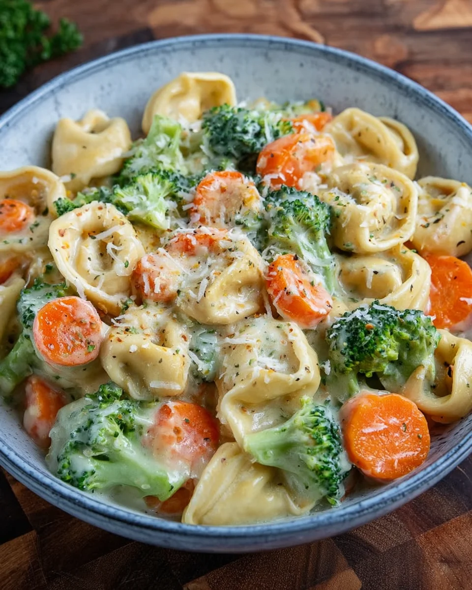 Tortellini mit Käse Sahne Soße - einfach lecker image 2