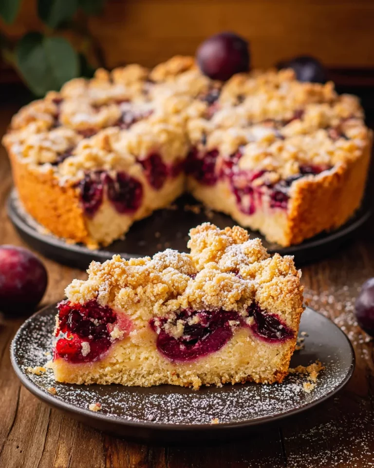 Zwetschgenkuchen mit Streusel